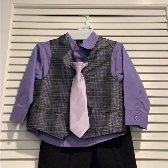 Adorable 4 piece purple suit by retro - Picture 2 of 3